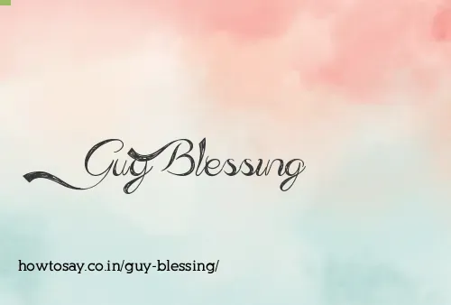 Guy Blessing