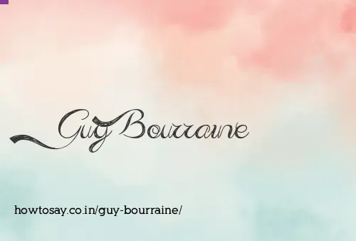 Guy Bourraine