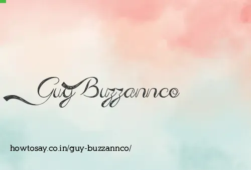Guy Buzzannco