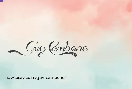 Guy Cambone
