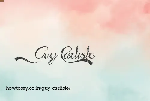 Guy Carlisle