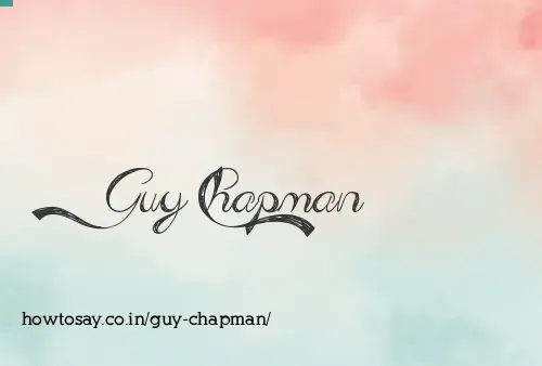 Guy Chapman