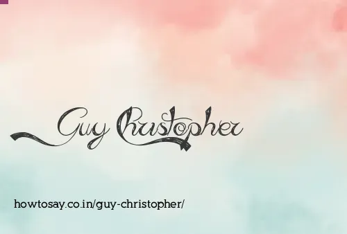 Guy Christopher