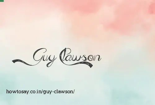 Guy Clawson