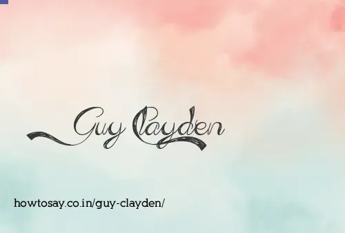 Guy Clayden