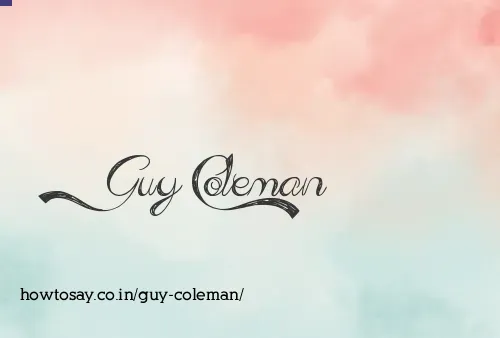 Guy Coleman