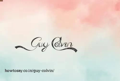 Guy Colvin