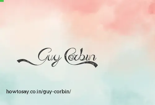 Guy Corbin