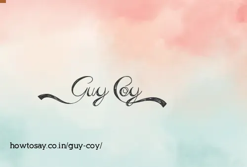 Guy Coy