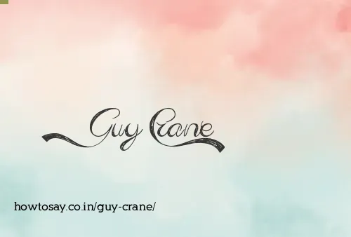 Guy Crane