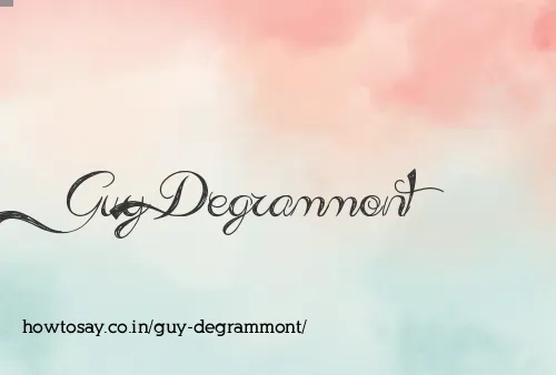 Guy Degrammont