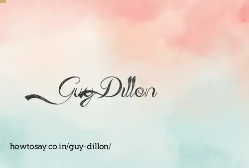 Guy Dillon