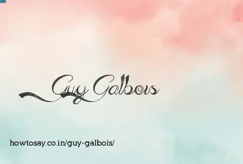 Guy Galbois