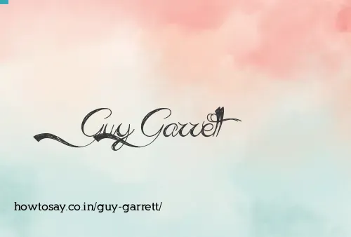 Guy Garrett