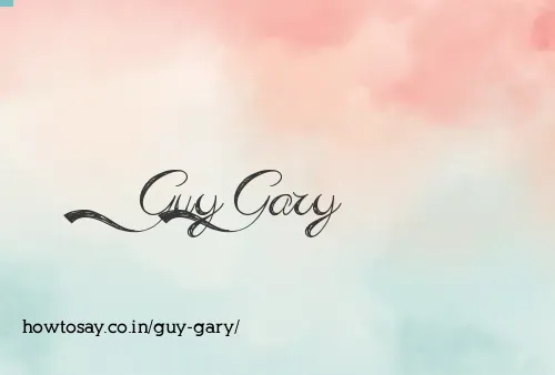 Guy Gary