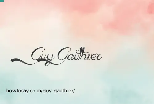 Guy Gauthier