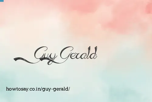 Guy Gerald