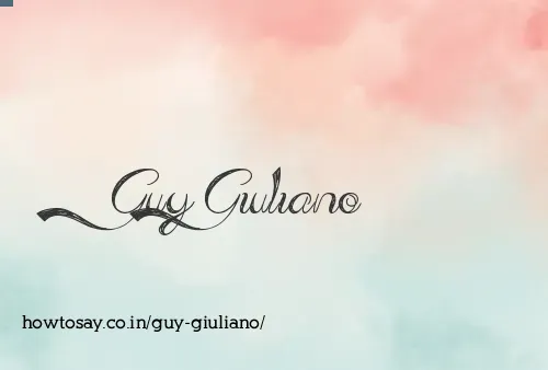 Guy Giuliano