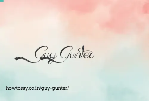 Guy Gunter