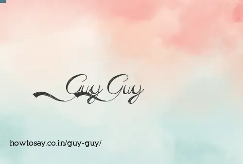Guy Guy