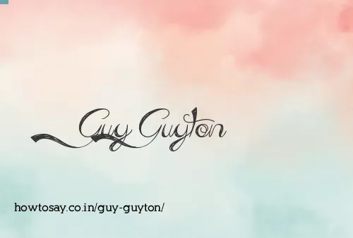 Guy Guyton