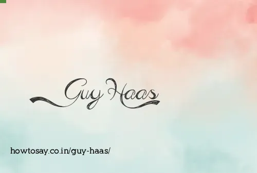 Guy Haas