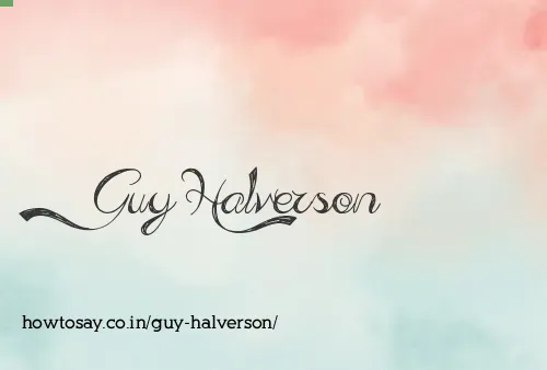 Guy Halverson