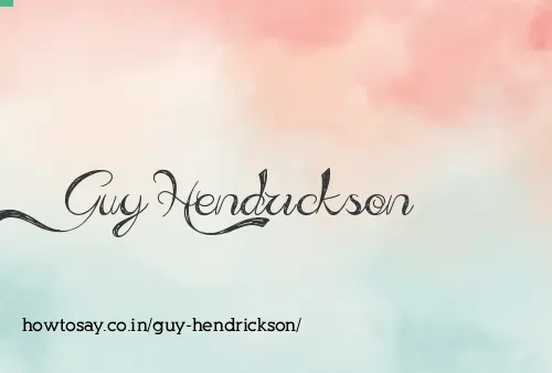 Guy Hendrickson