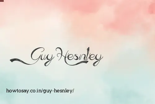 Guy Hesnley