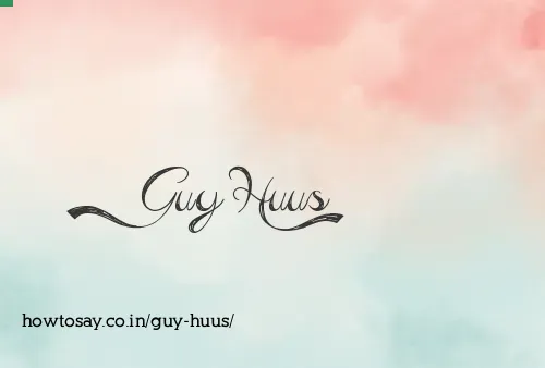 Guy Huus