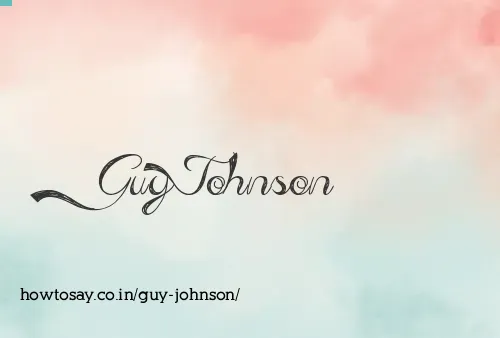 Guy Johnson