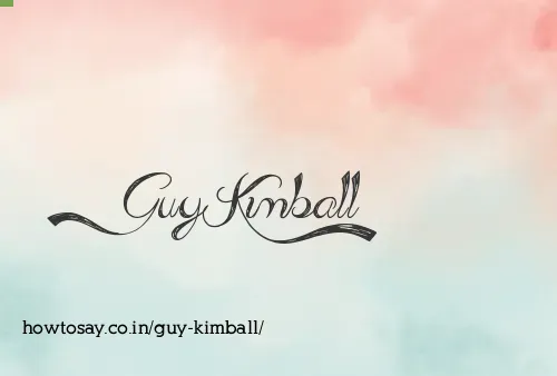 Guy Kimball