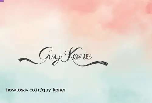 Guy Kone
