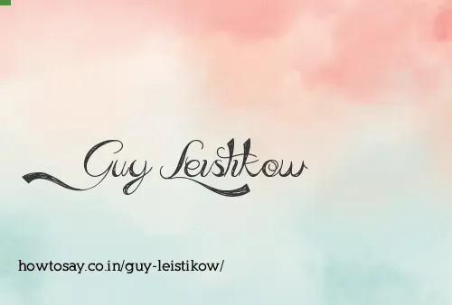 Guy Leistikow