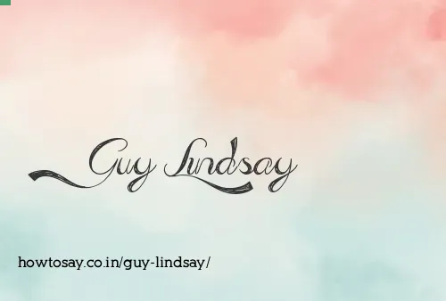 Guy Lindsay