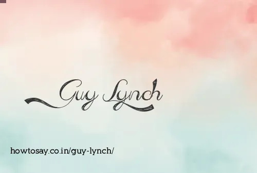 Guy Lynch