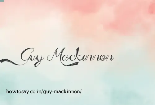 Guy Mackinnon