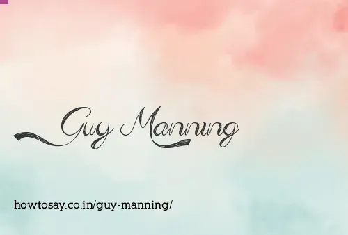 Guy Manning