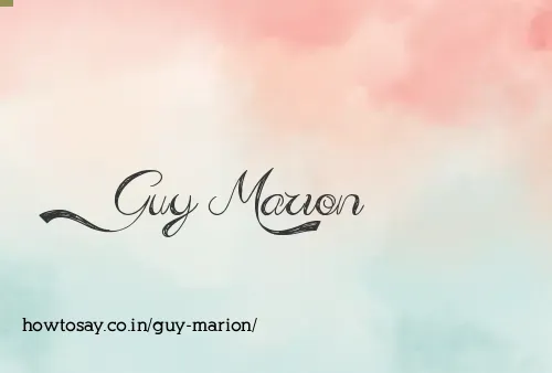 Guy Marion