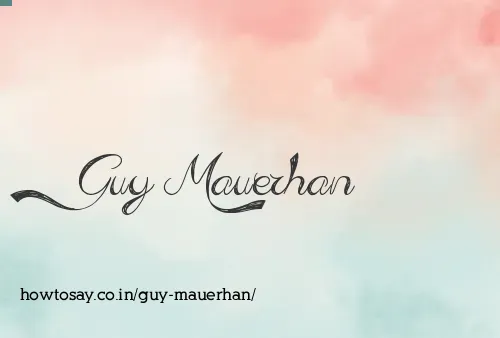 Guy Mauerhan