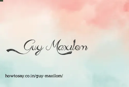 Guy Maxilom
