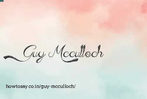 Guy Mcculloch
