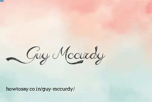 Guy Mccurdy