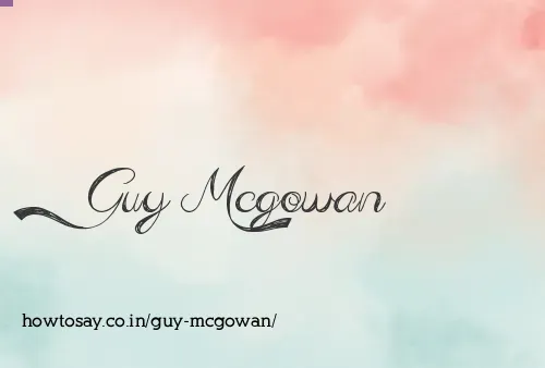Guy Mcgowan