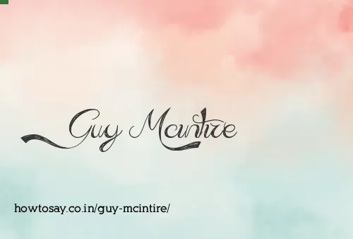 Guy Mcintire