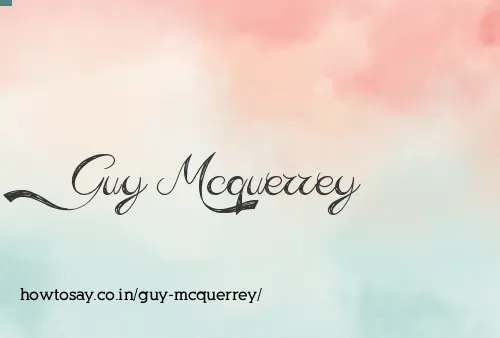 Guy Mcquerrey