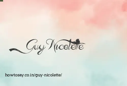 Guy Nicolette