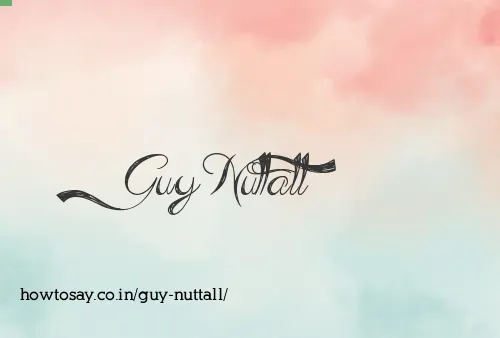 Guy Nuttall