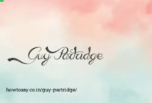 Guy Partridge