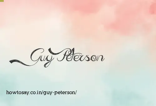 Guy Peterson